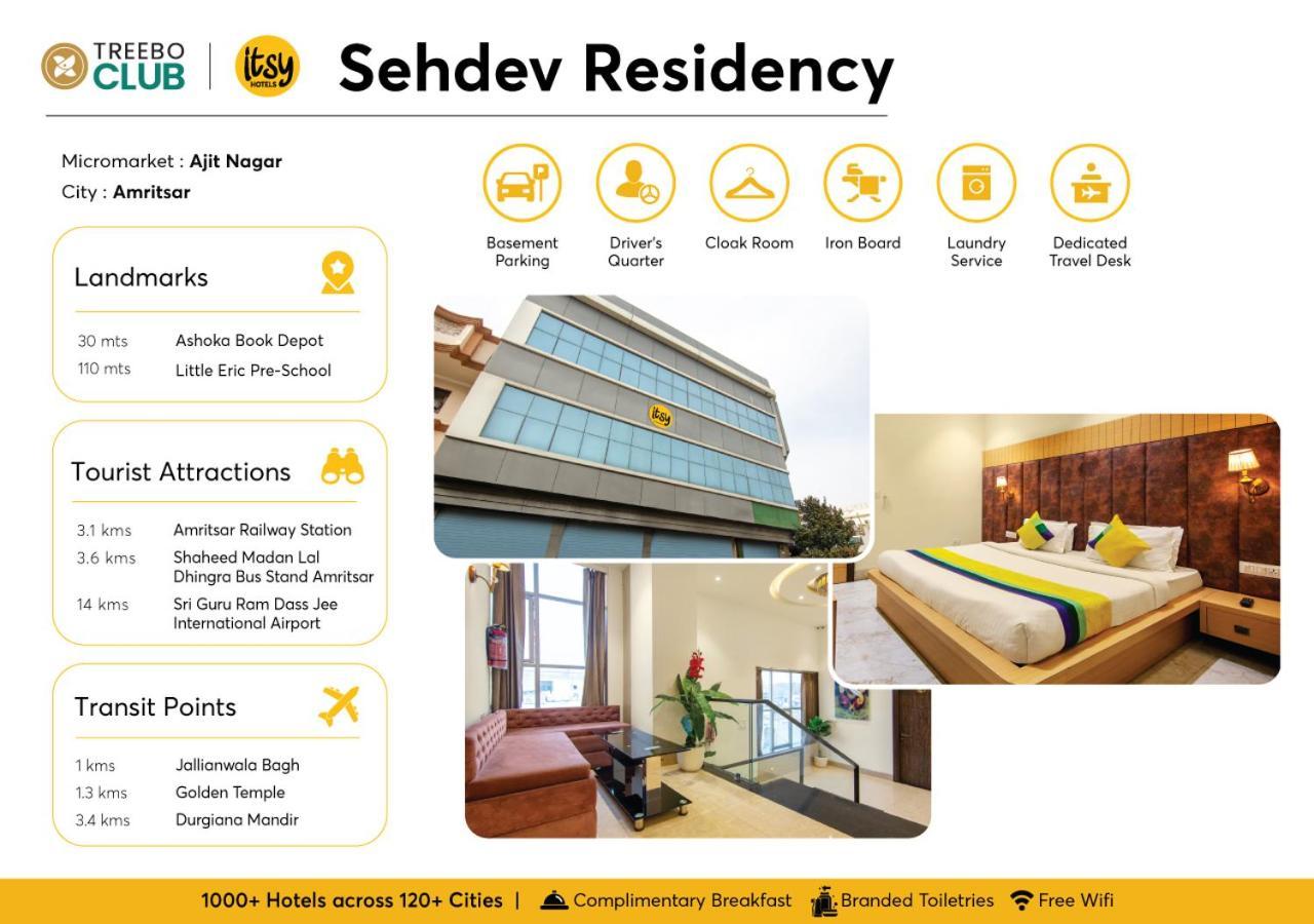 Itsy Hotels Sehdev Residency, Near Golden Temple Amritsar Extérieur photo
